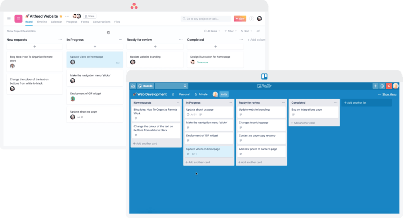 Trello vs. Asana for Project Management in 2023