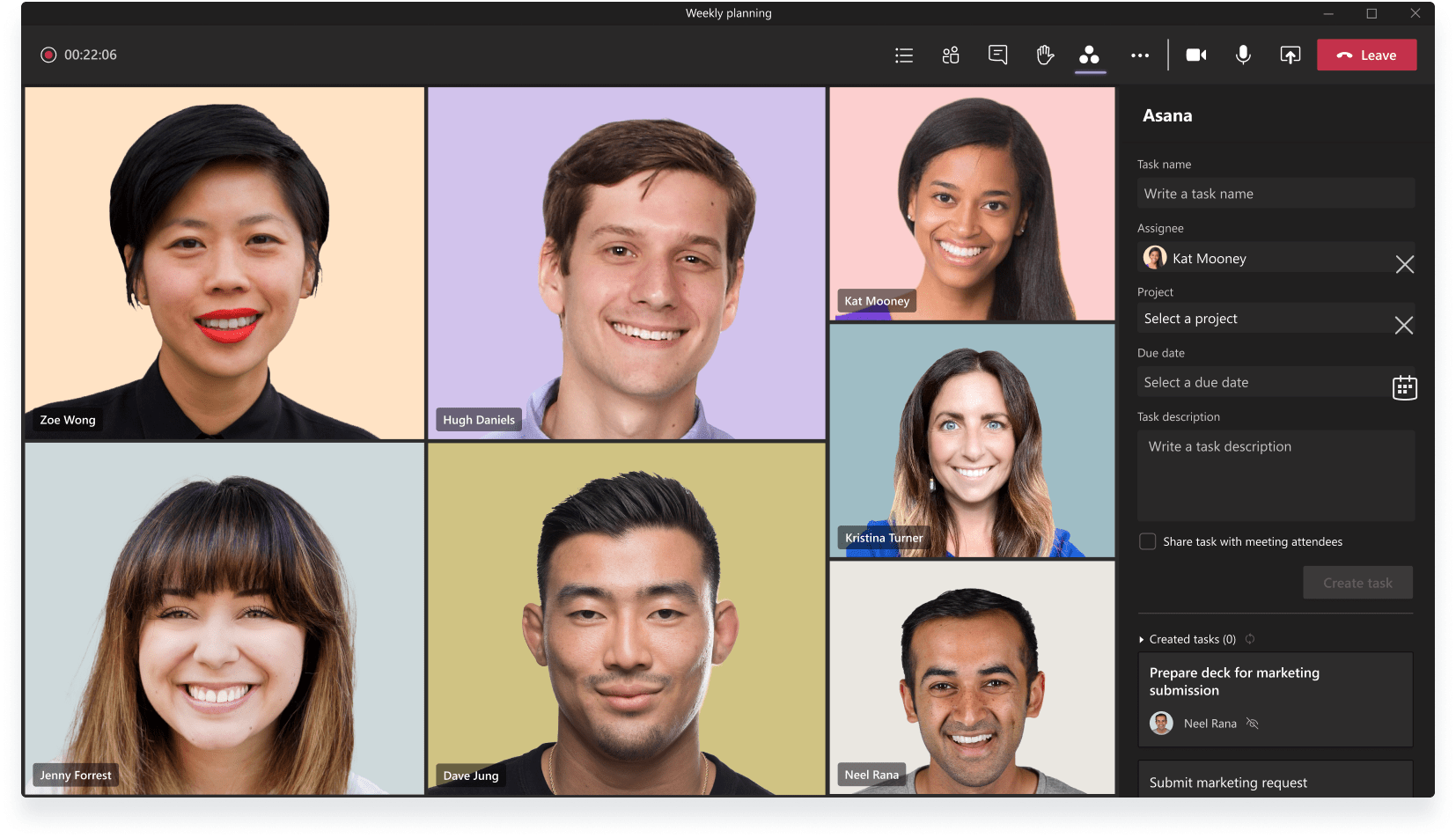 Microsoft Teams + Asana • Asana