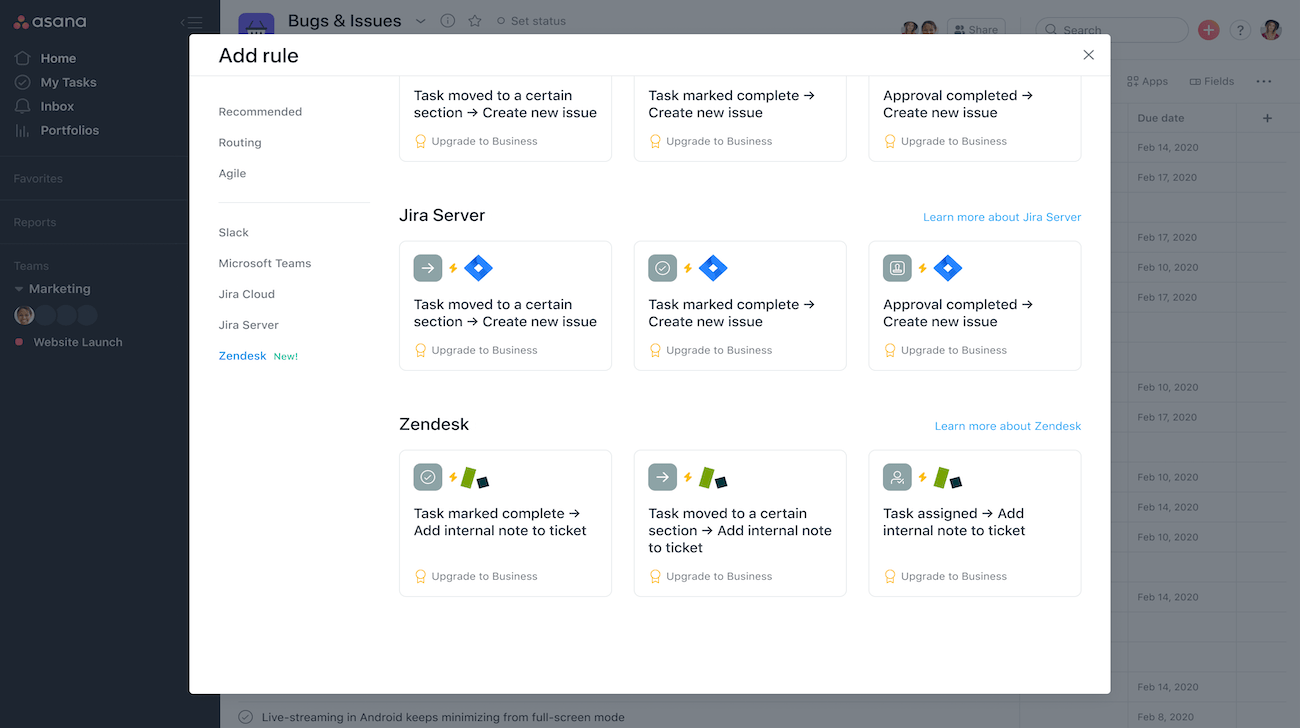 asana meistertask integrations