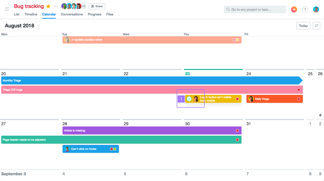 asana tasks in outlook calendar