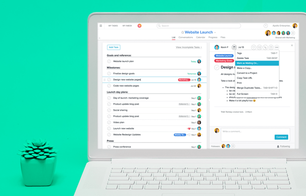 Asana Keeps Teams Honest About Meeting Deadlines