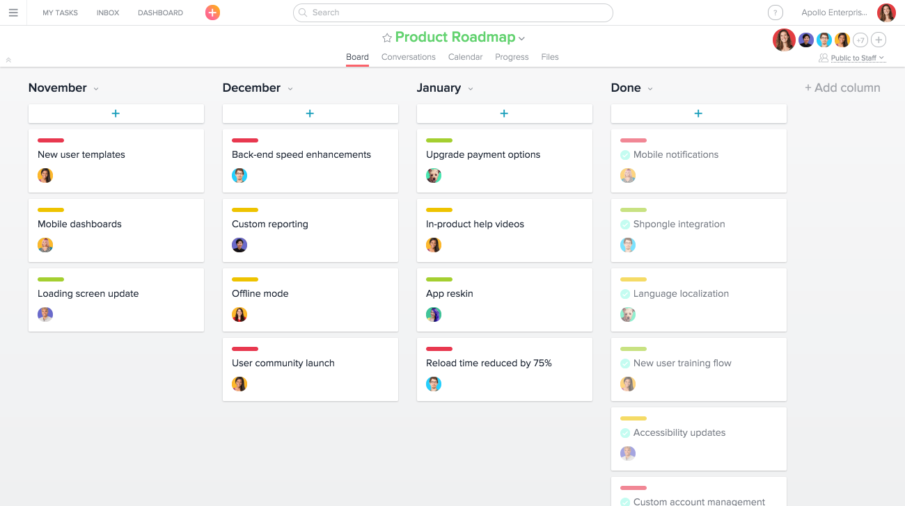 How to use Asana for product roadmaps | Product guide • Asana Product Guide