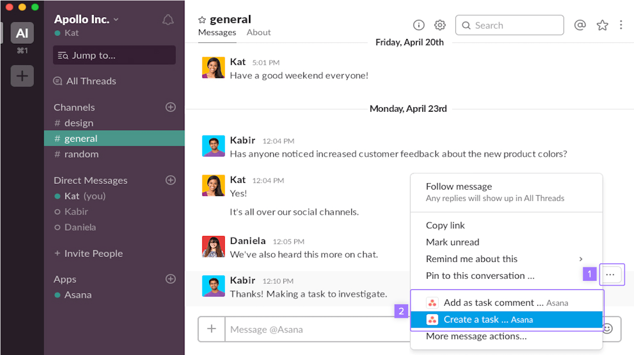 slack desktop app language