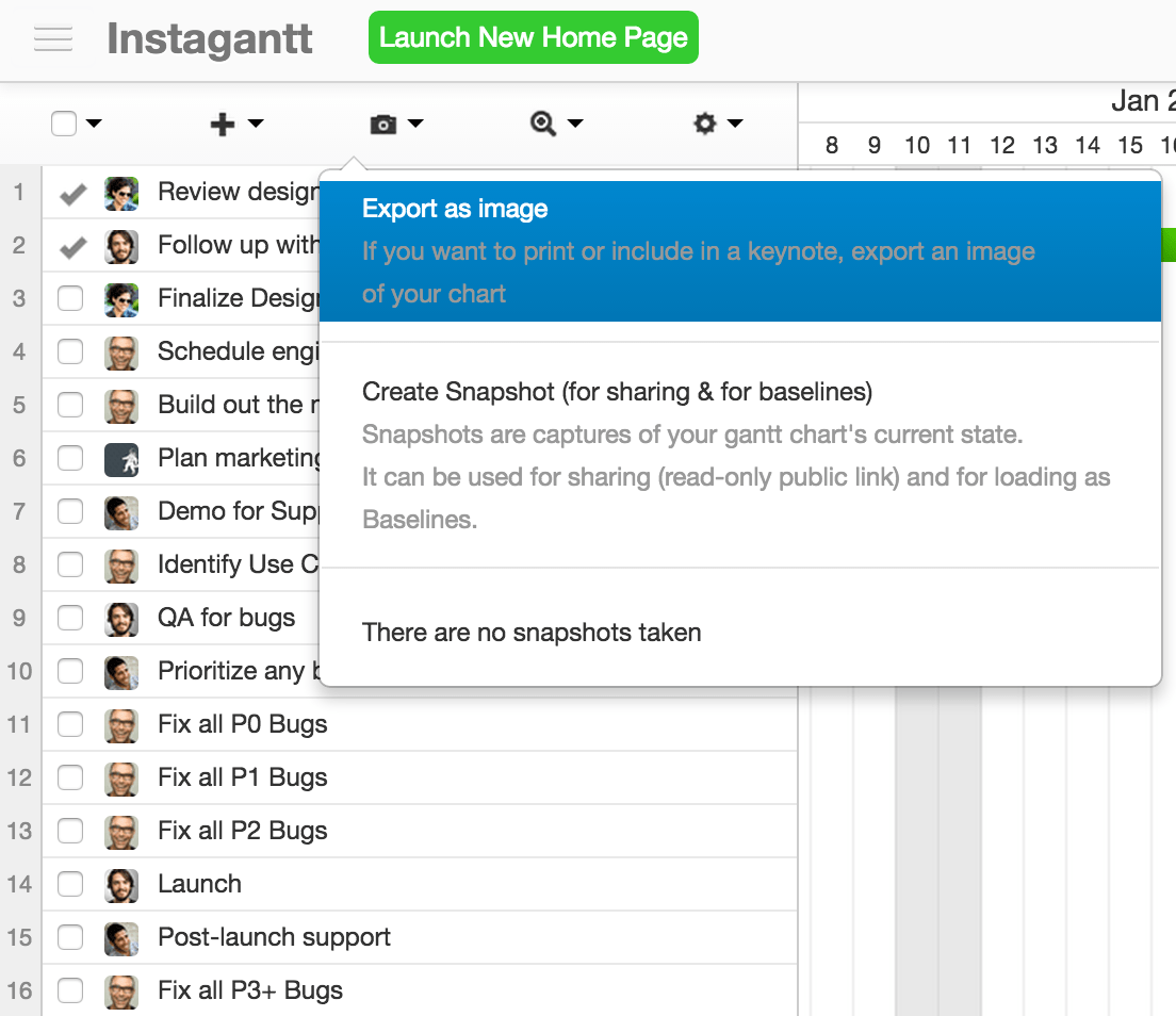 Gantt Chart In Asana