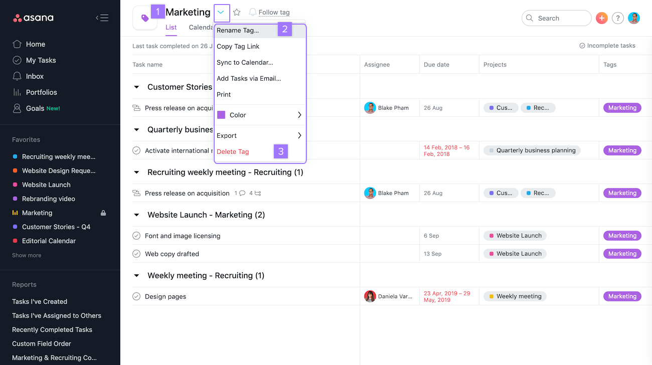 How to Complete Task Fields in Asana | Product Guide • Asana Product Guide