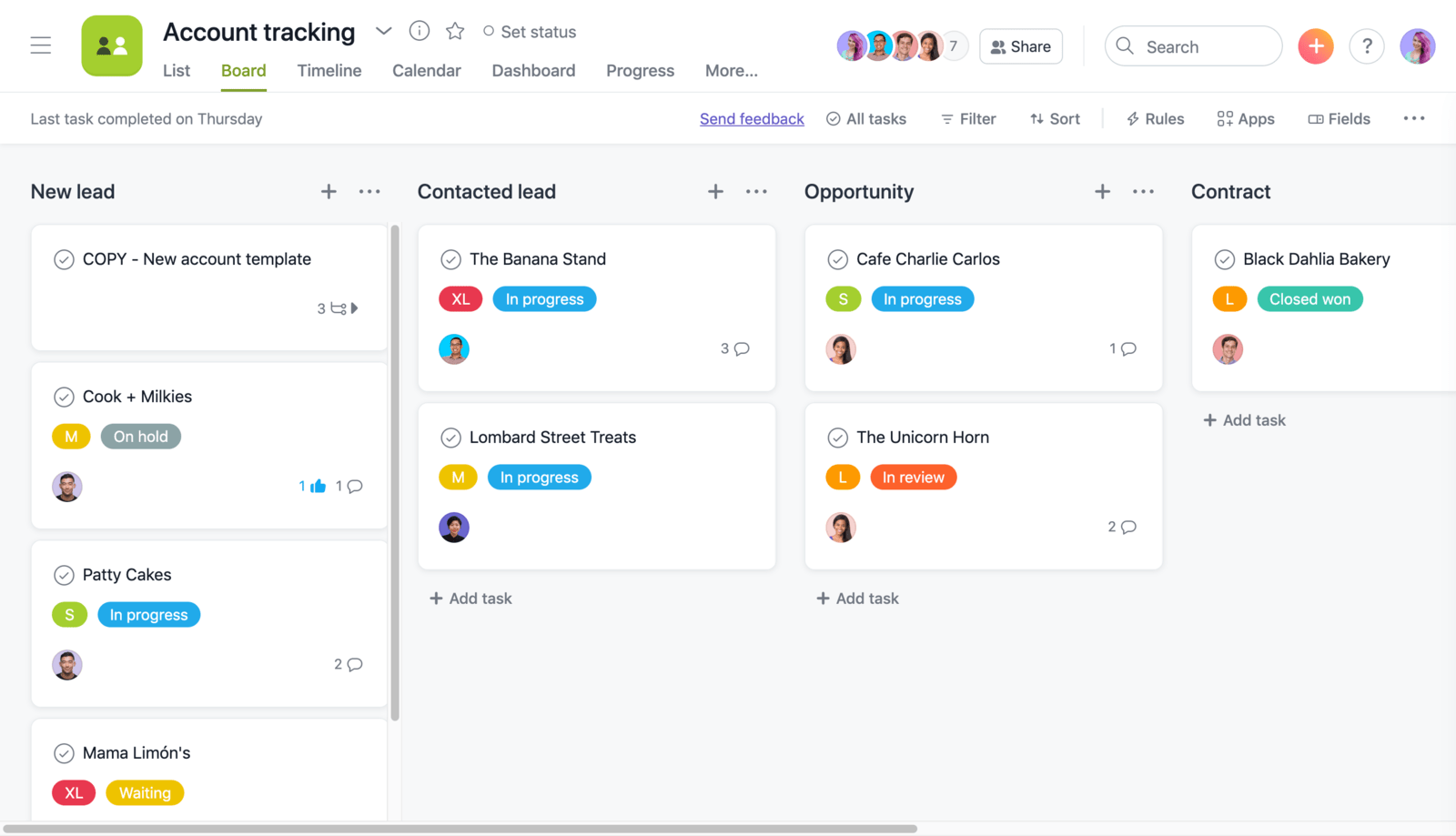 Creating Pipeline Projects In Asana Product Guide Asana