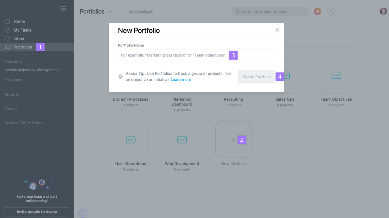 How To Get Started With Asana Portfolios Product Guide Asana