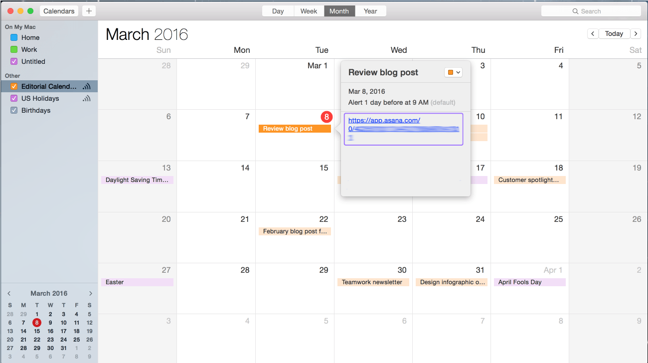 sync calendar into outlook for mac?