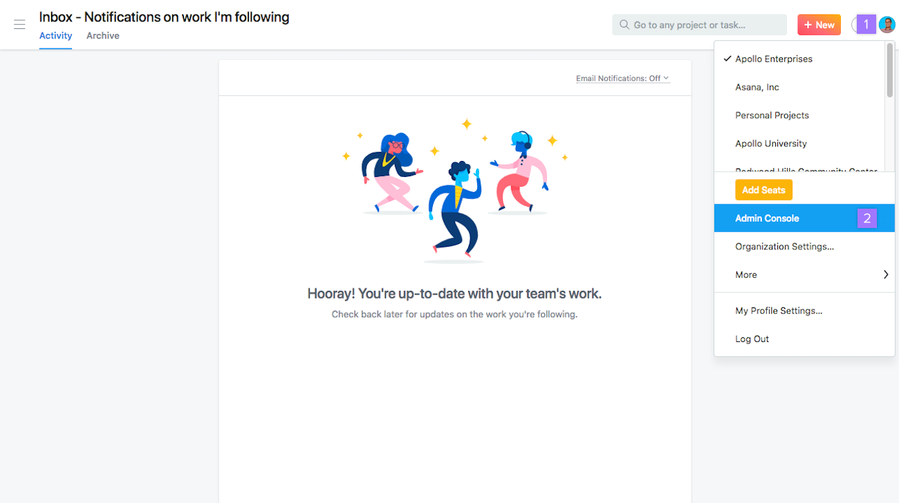 Asana login