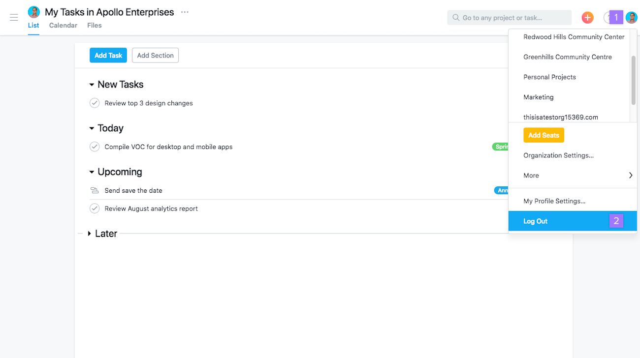 Managing Your Account Settings Product Guide Asana