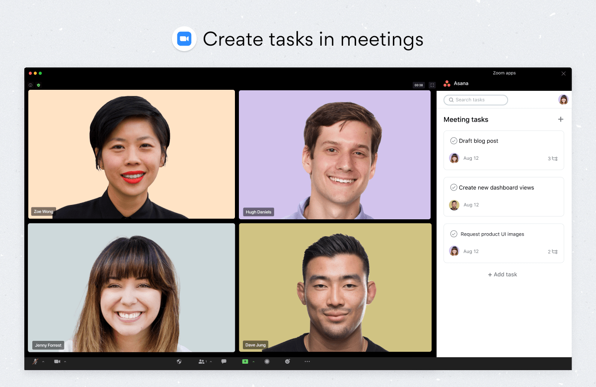 Zoom + Asana • Asana