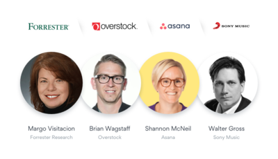  4 perspectives on enterprise work management with Forrester, Sony, Overstock, and Asana 