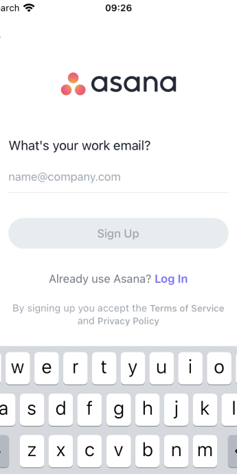 does asana have an app