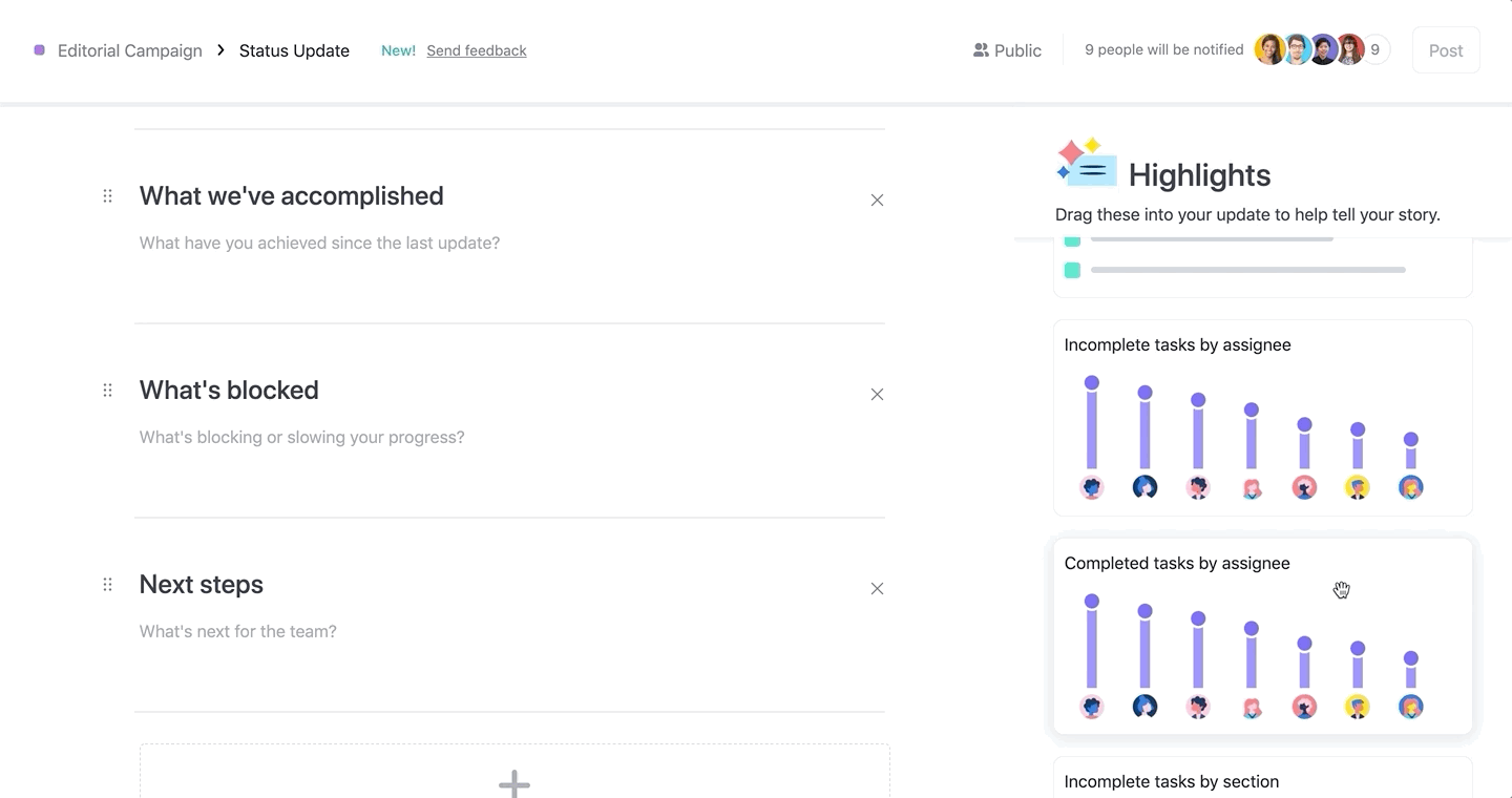 Project Progress And Reporting Product Guide Asana