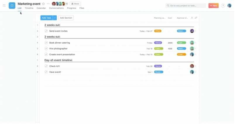 Create content calendars in Asana | Product guide • Asana Product Guide