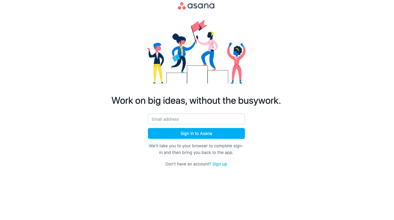 Asana login